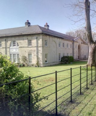 Traditional parkland railings
