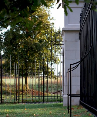 Rushmore Park gates back